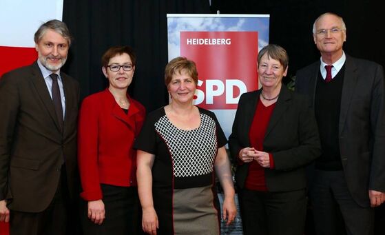 Dr. Joachim Gerner, Andrea Schröder-Ritzrau, Marlen Pankonin, Barbara Hendricks, Lothar Binding